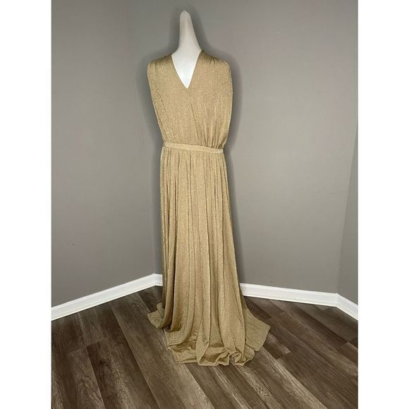 Halston Ira Twist-Neck Jumpsuit US 10 $795 - Picture 8 of 11